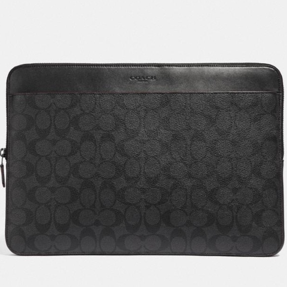 coach laptop case